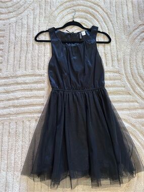 Divided Black Tulle Cocktail Dress Black Tutu Dress Sz 6